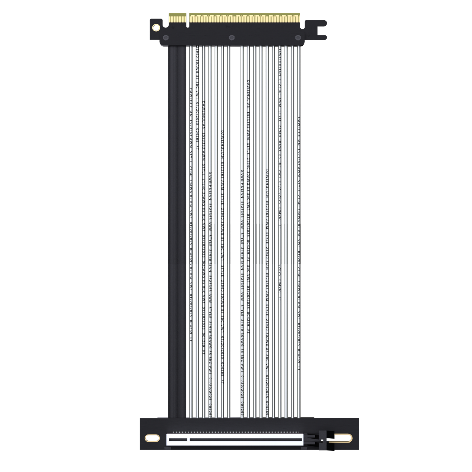 PCIe 5.0 X16 Riser Cable for GPU Server,Industrial-Grade Performance, Right Angle