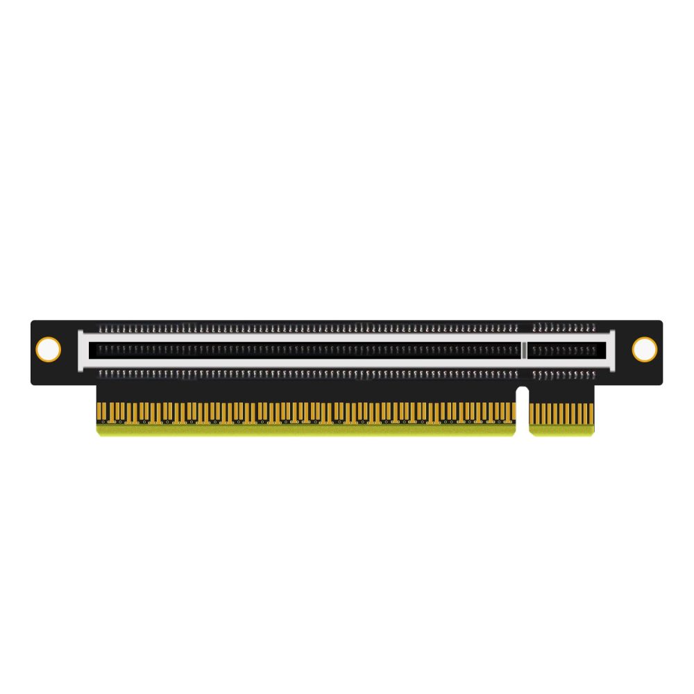 PCIe 5.0 X16 Riser Card, Right Angle, Low-Profile for 1U Server Installation