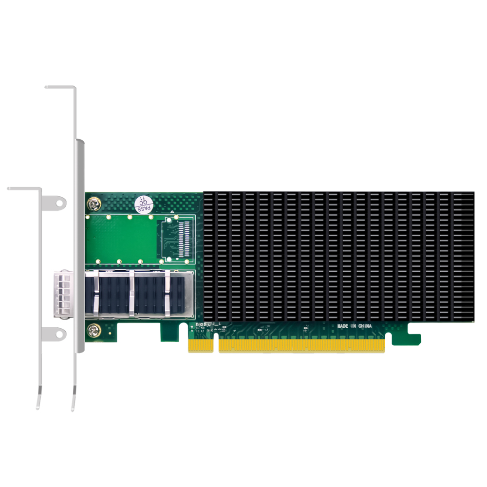 ST7340 1-Port 100G QSFP28 Ethernet Network Card with Intel E810-CAM1 Controller, PCIE 4.0 X16 Interface