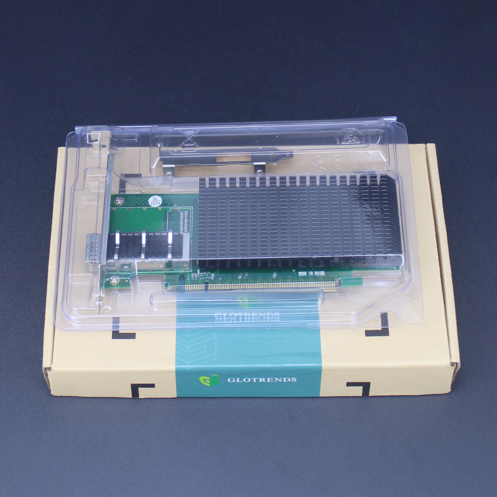 ST7340 1-Port 100G QSFP28 Ethernet Network Card with Intel E810-CAM1 Controller, PCIE 4.0 X16 Interface