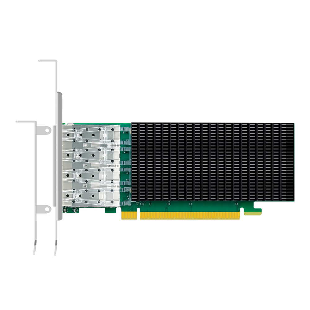 ST7342 4-Port 25G SFP28 Ethernet Network Card with Intel E810-CAM1 Controller, PCIE 4.0 X16 Interface