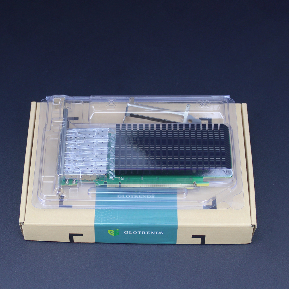 ST7342 4-Port 25G SFP28 Ethernet Network Card with Intel E810-CAM1 Controller, PCIE 4.0 X16 Interface