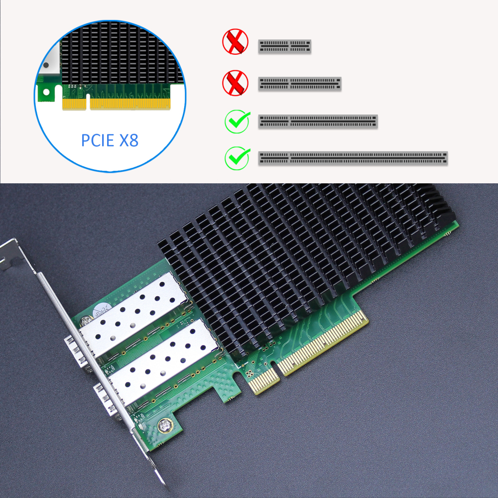 ST7337 2-Port 25Gb SFP28 Server Network Card with Mellanox ConnectX-5 Controller, RDMA Over Converged Ethernet (RoCE)