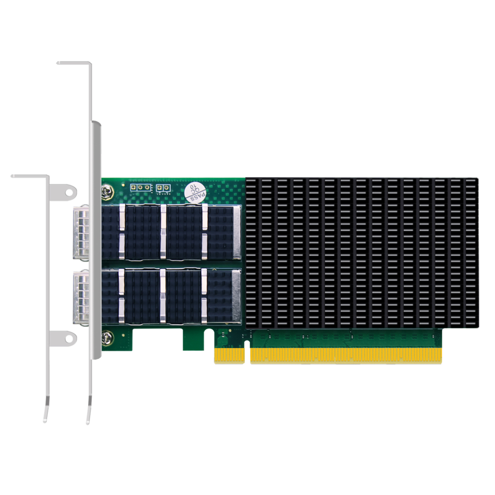 ST7437 2-Port 100Gb QSFP56 Ethernet Network Card with Mellanox ConnectX-6 Dx Controller, RDMA Over Converged Ethernet (RoCE)