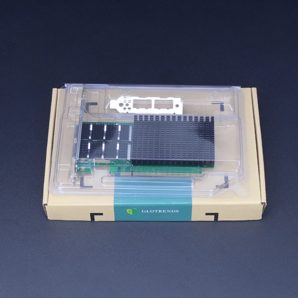 ST7437 2-Port 100Gb QSFP56 Ethernet Network Card with Mellanox ConnectX-6 Dx Controller, RDMA Over Converged Ethernet (RoCE)