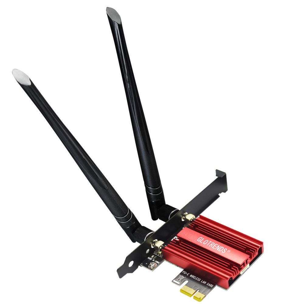 BE11000 WiFi 7 PCIe WiFi Card for Desktop PC with QCNCM865 Controller, Bluetooth 5.4, Supports AMD/Intel Motherboard