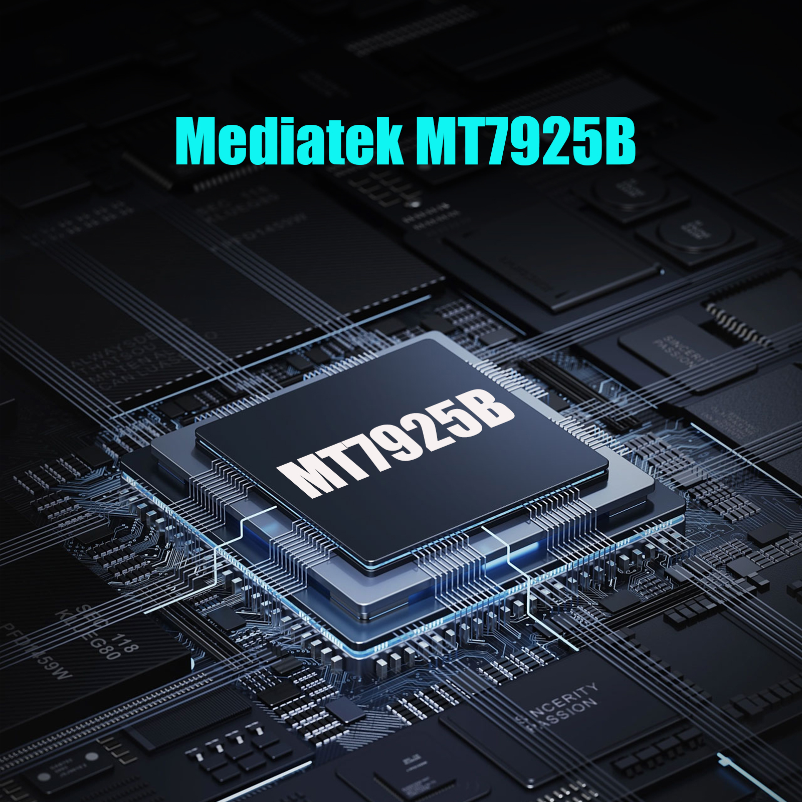 BE6500 WiFi 7 PCIe WiFi Card for AMD/Intel Desktop PC with MT7925B Controller, Bluetooth 5.4