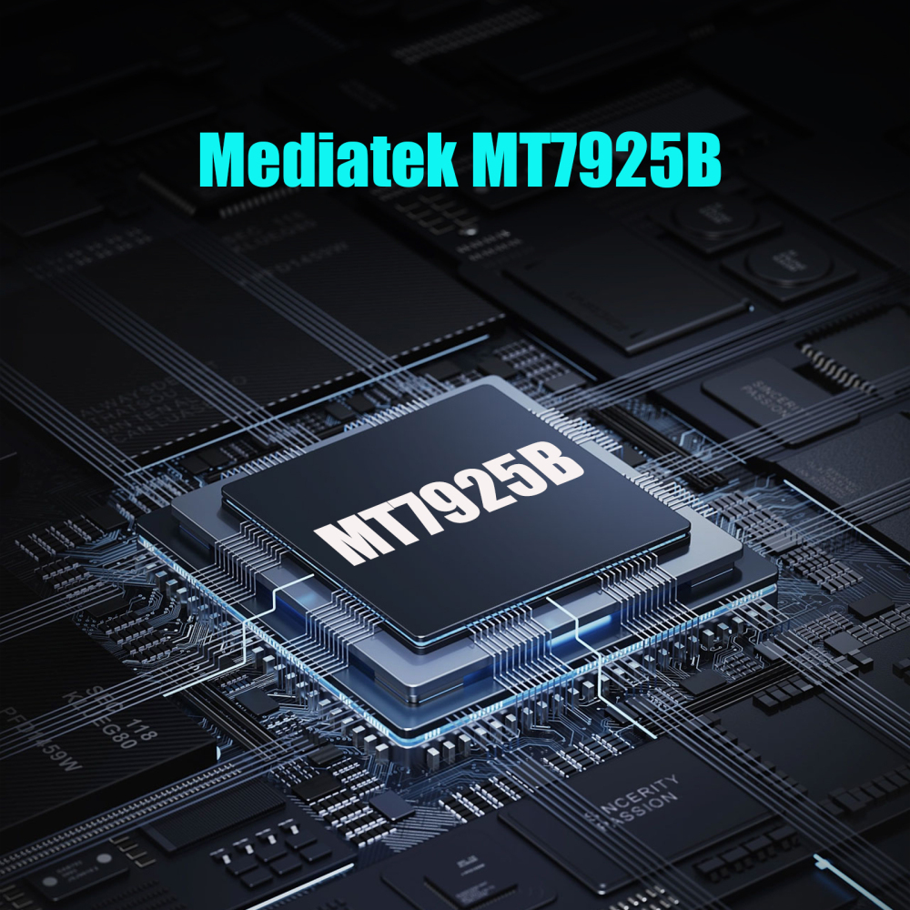 BE6500 WiFi 7 PCIe WiFi Card for AMD/Intel Desktop PC with MT7925B Controller, Bluetooth 5.4
