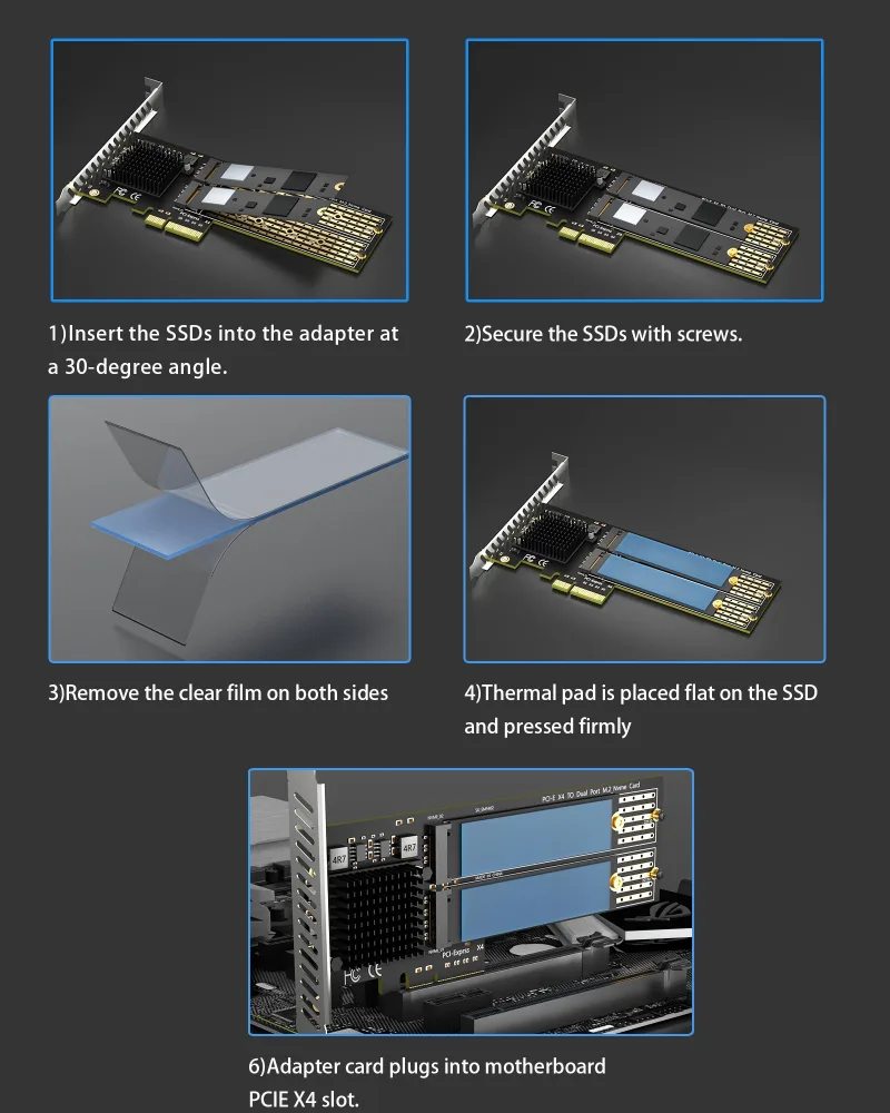 GLOTRENDS M.2 PCIe X1 Adapter mit M.2 Schraube für M.2 PCIe 4.0/3.0 SSD GLOTRENDS M.2 PCIe X1 Adapter mit M.2 Schraube für M.2 PCIe 4.0/3.0 SSD