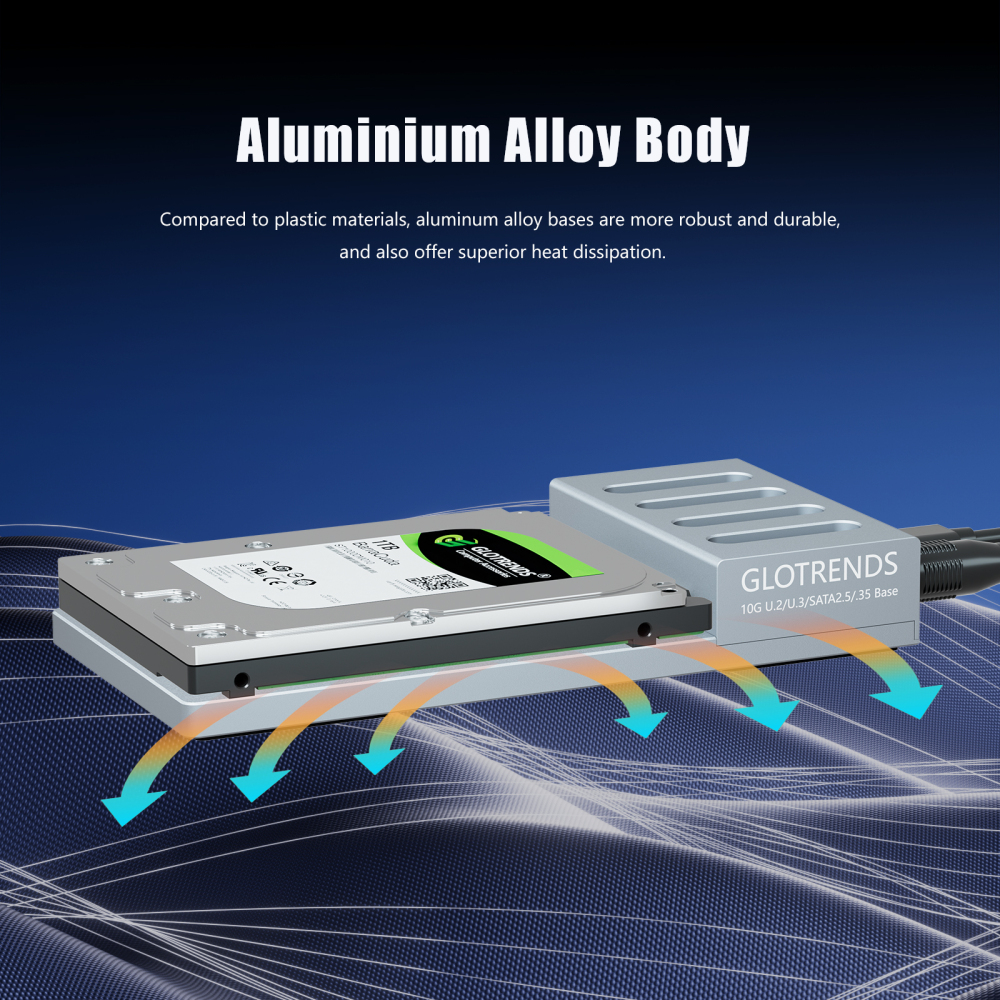 10Gbps USB-C to 2.5 Inch U.2 SSD Docking Station