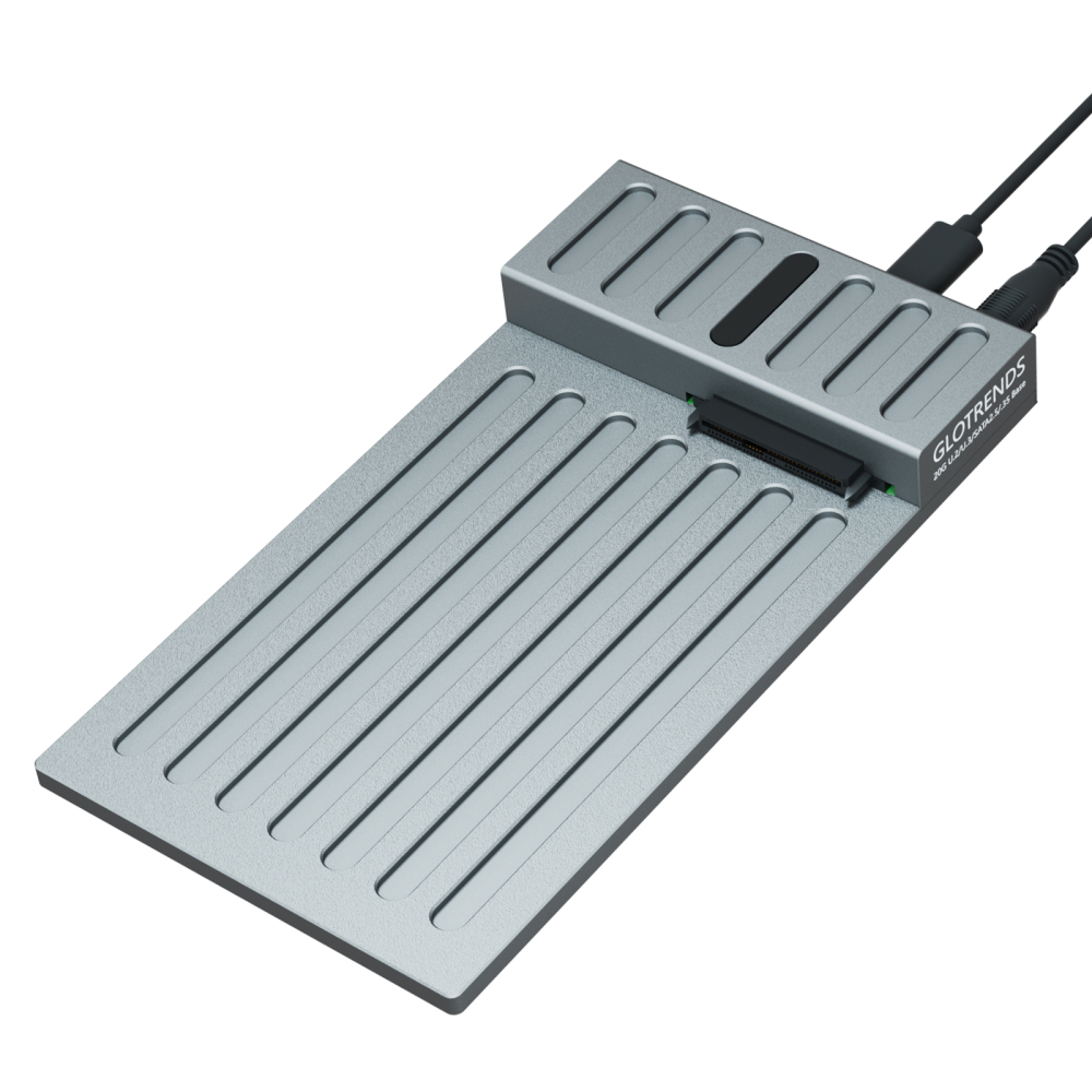20Gbps USB-C to 2.5/3.5 Inch U.2 SSD Docking Station