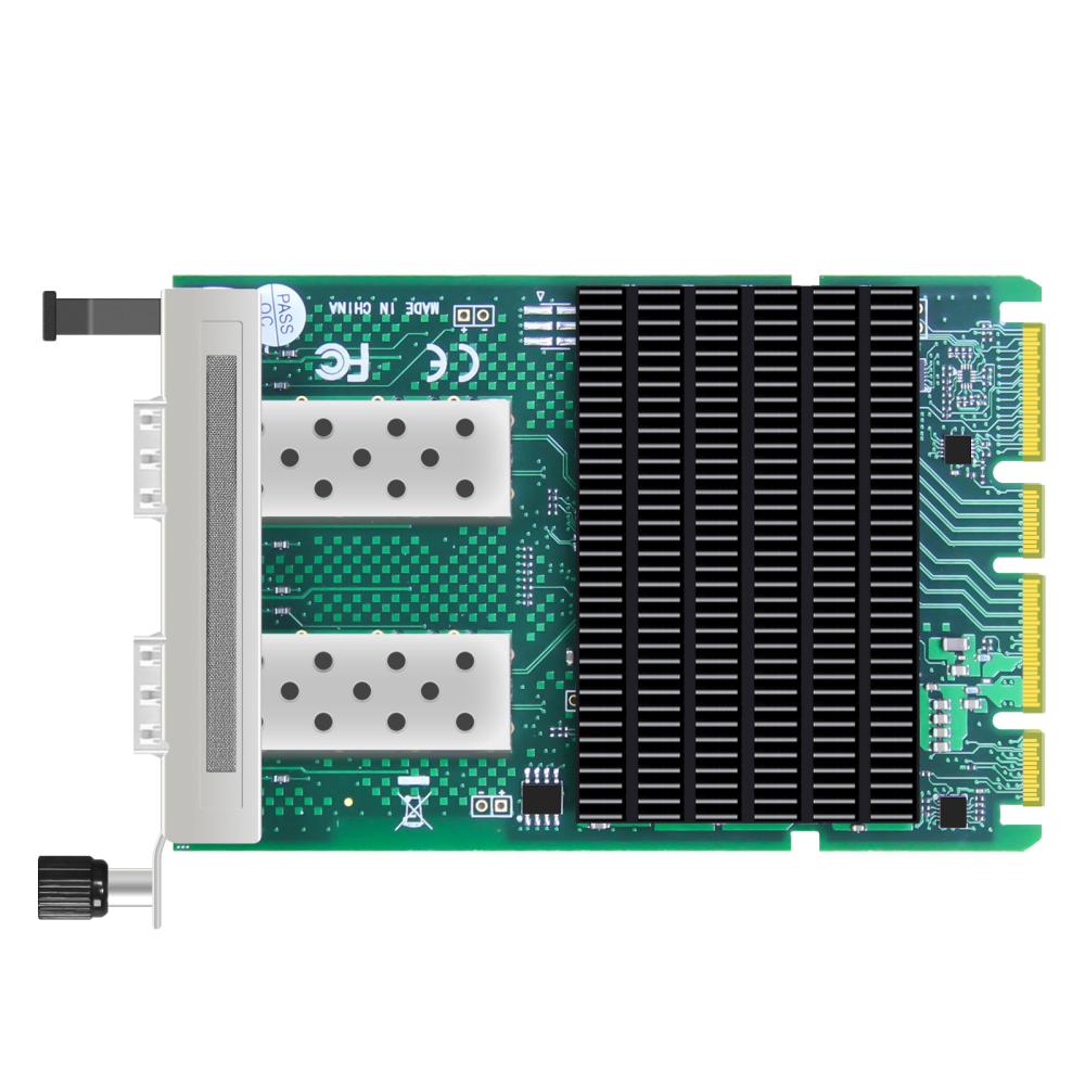 2-Port 10Gbps SFP+ OCP 3.0 Server Network Card with Intel X710-BM2 Controller