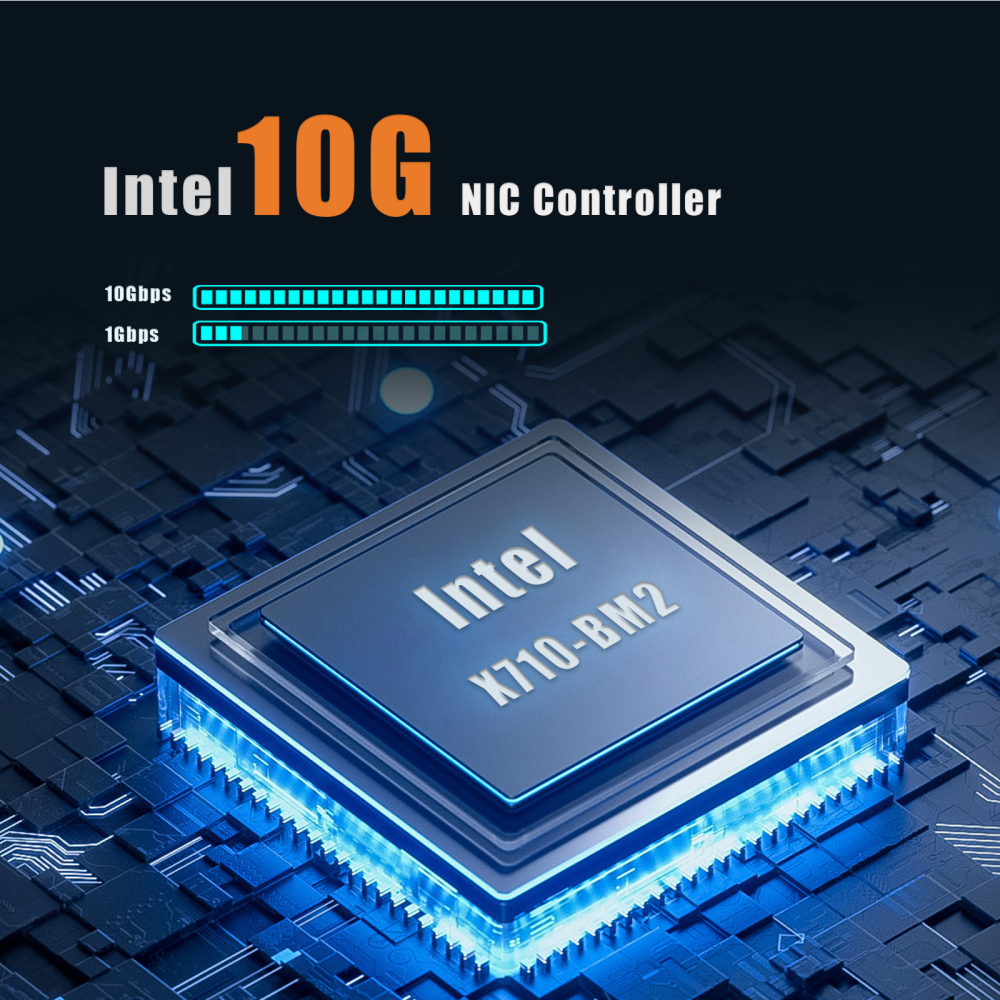 2-Port 10Gbps SFP+ OCP 3.0 Server Network Card with Intel X710-BM2 Controller