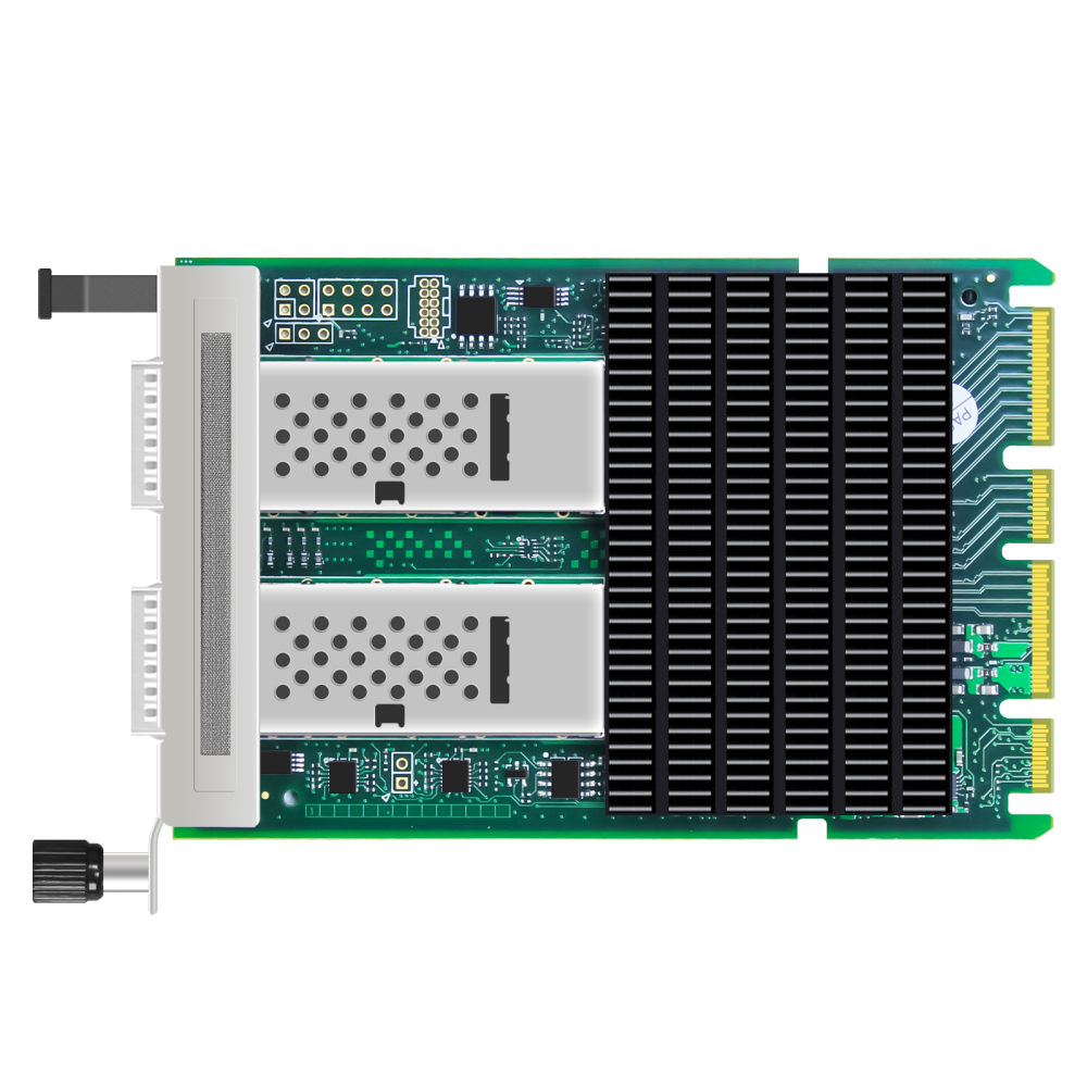 2-Port 100Gbps QSFP28 OCP 3.0 Network Card with Intel E810-CAM2 Controller