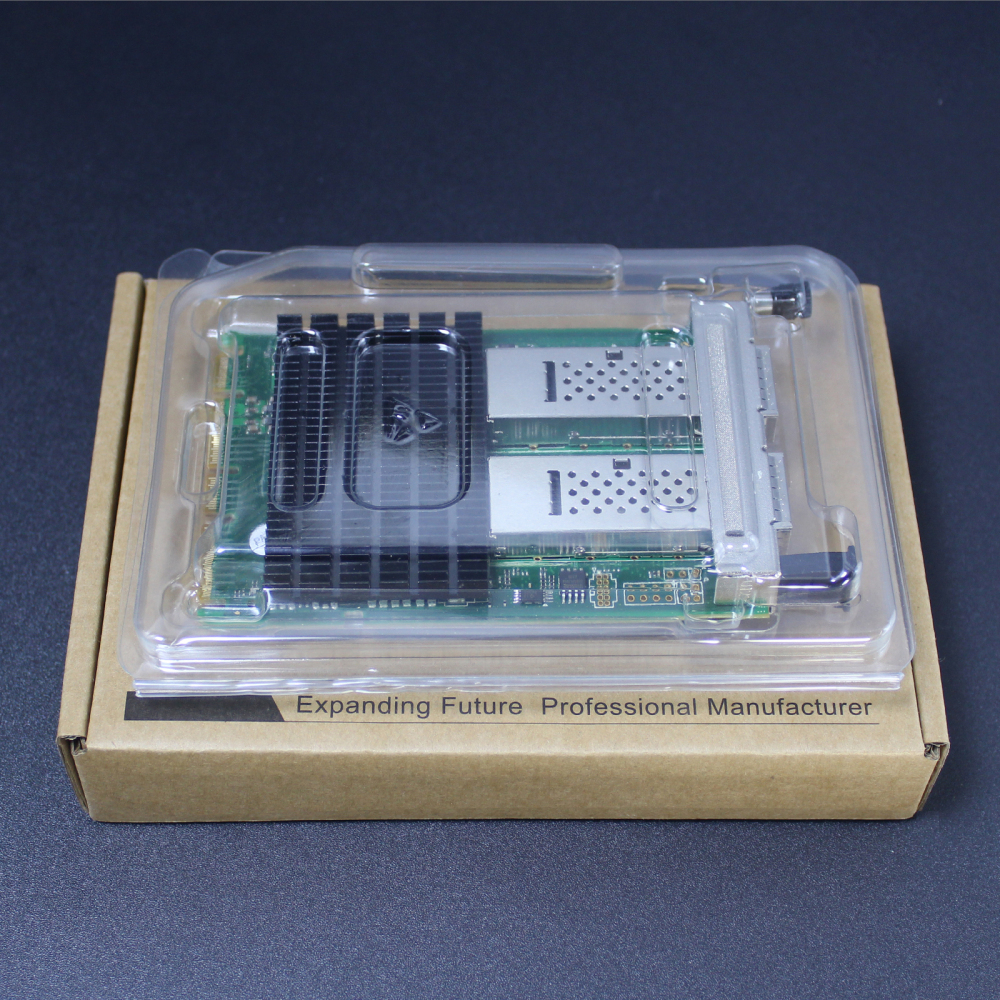 2-Port 100Gbps QSFP28 OCP 3.0 Network Card with Intel E810-CAM2 Controller