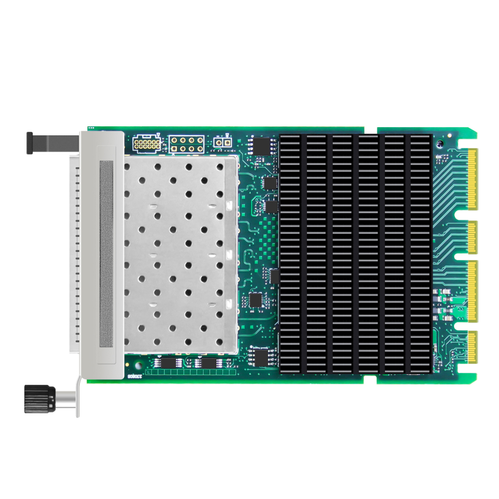 4-Port 25Gbps SFP28 OCP 3.0 Network Card with Intel E810-CAM1 Controller