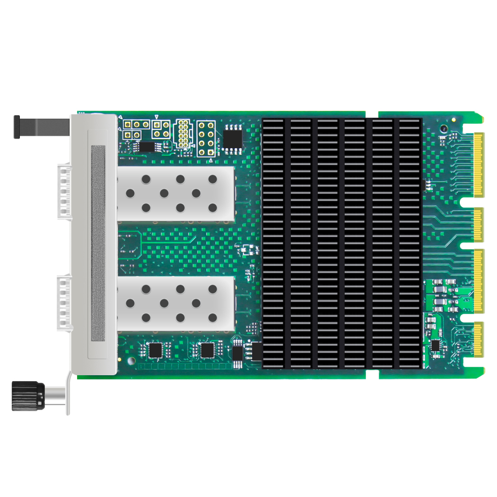 2-Port 25Gbps SFP28 OCP 3.0 Network Card with Intel E810-XXVAM2 Controller