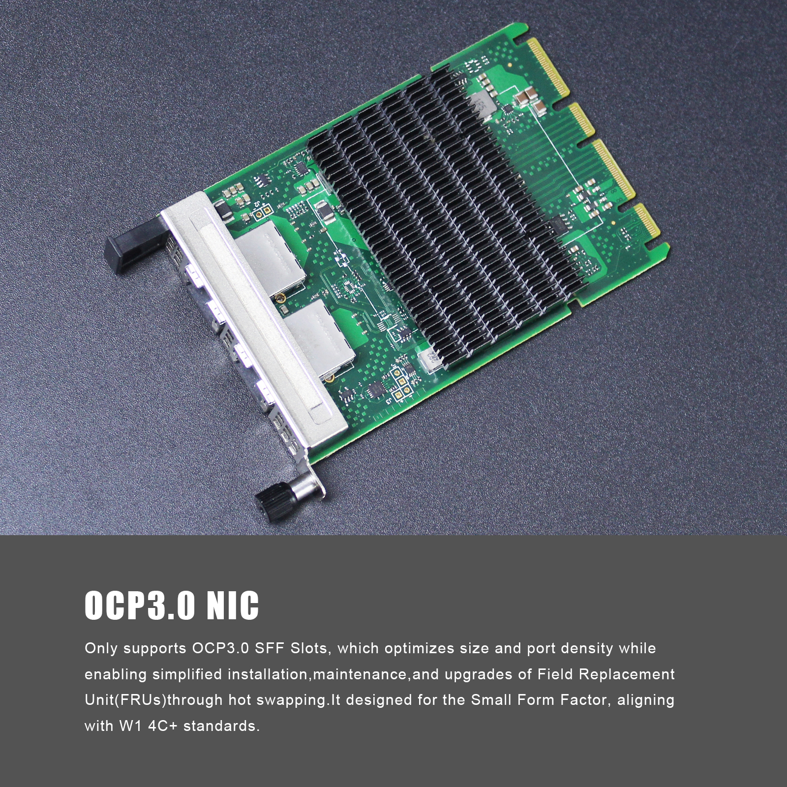 2-Port 10Gbps RJ45 OCP 3.0 Network Card with Intel X710-AT2 Controller