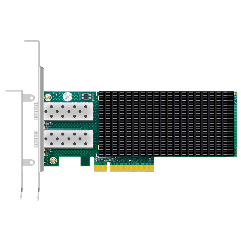 25Gb Network Card with 2 SFP28 Port, Intel E810-XXVAM2 Controller