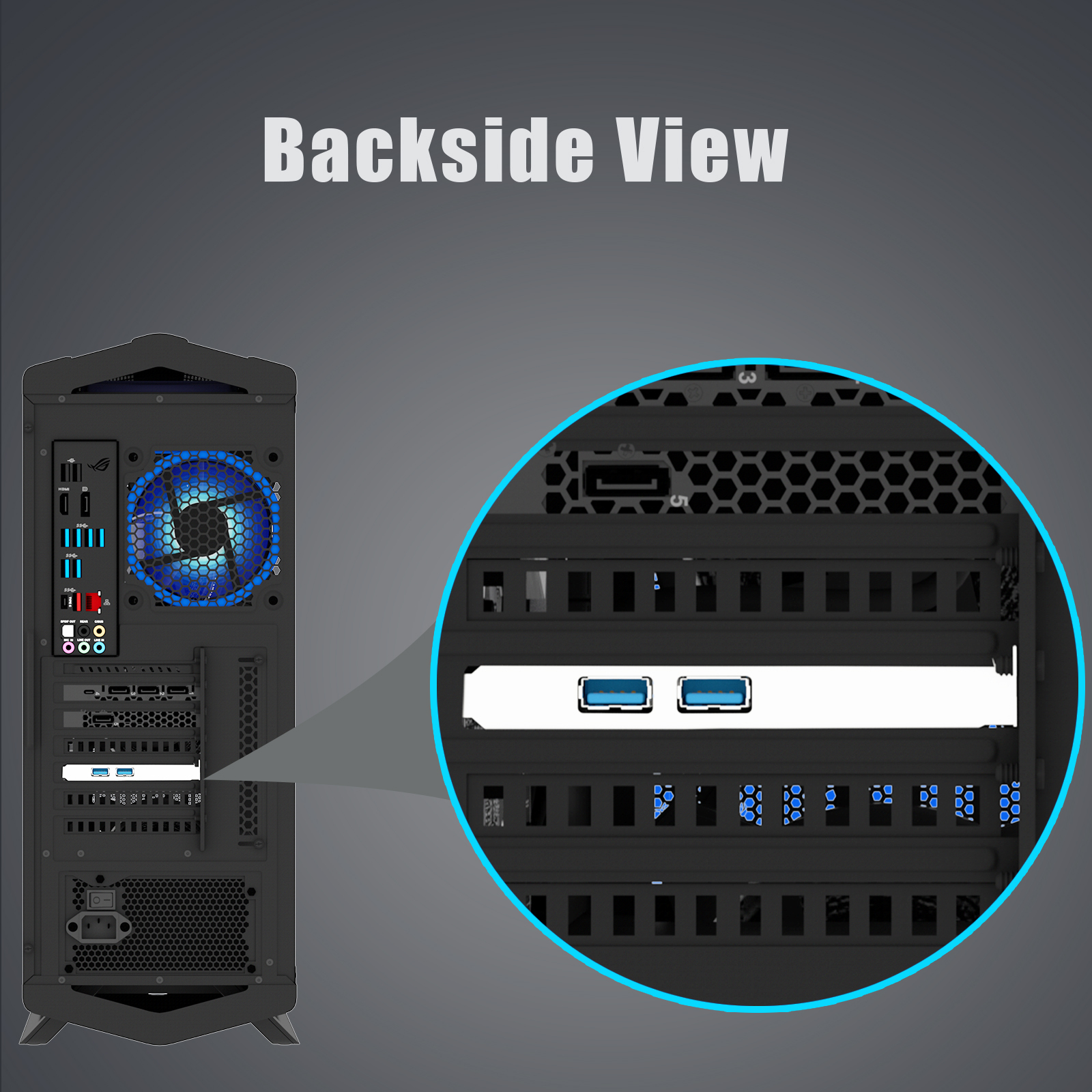 2 Port PCIe USB A Expansion Card, 2 USB-A Ports (USB 3.2 Gen 1)