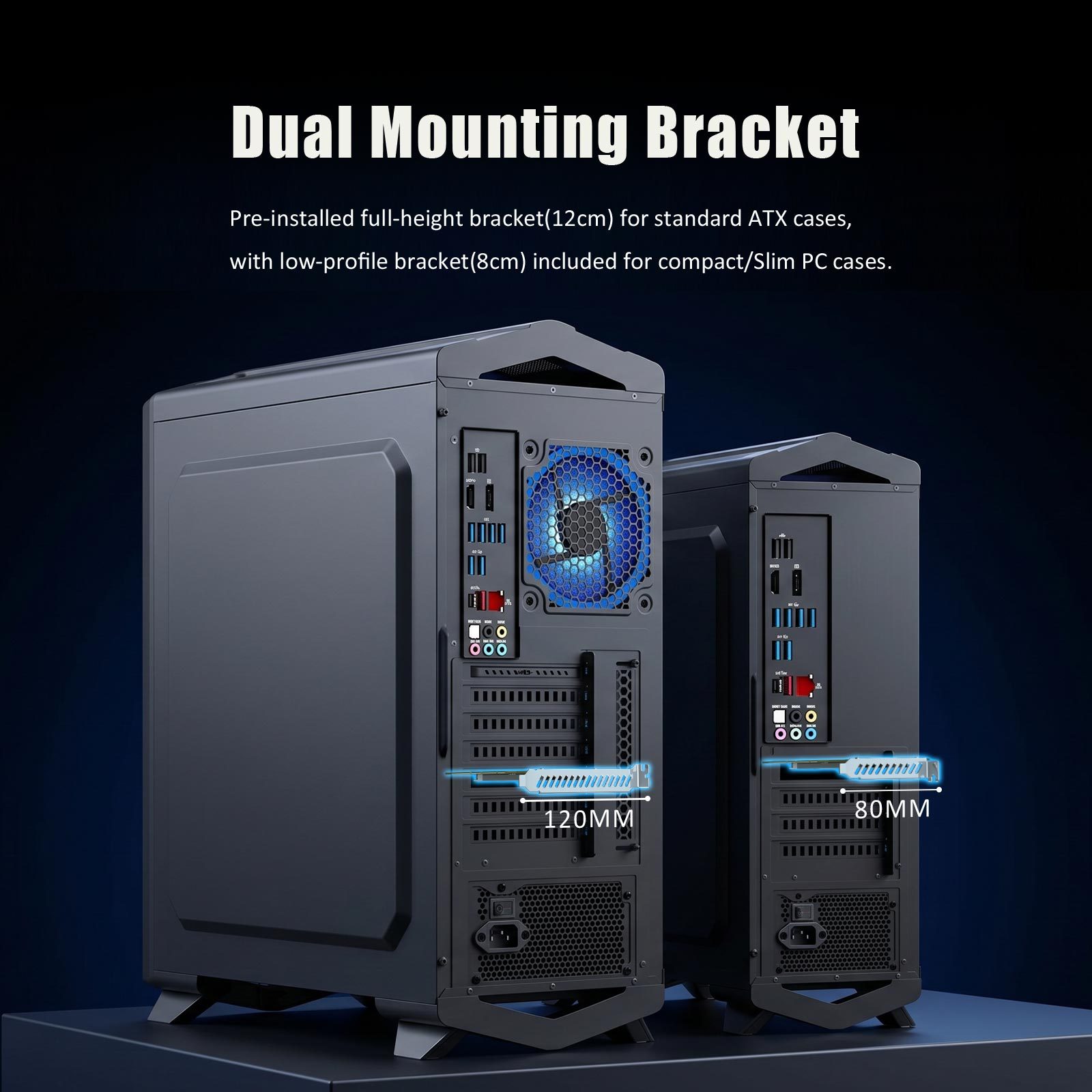 M14 E1.S to PCIe 5.0 X4 Adapter Card for EDSFF NVMe SSD