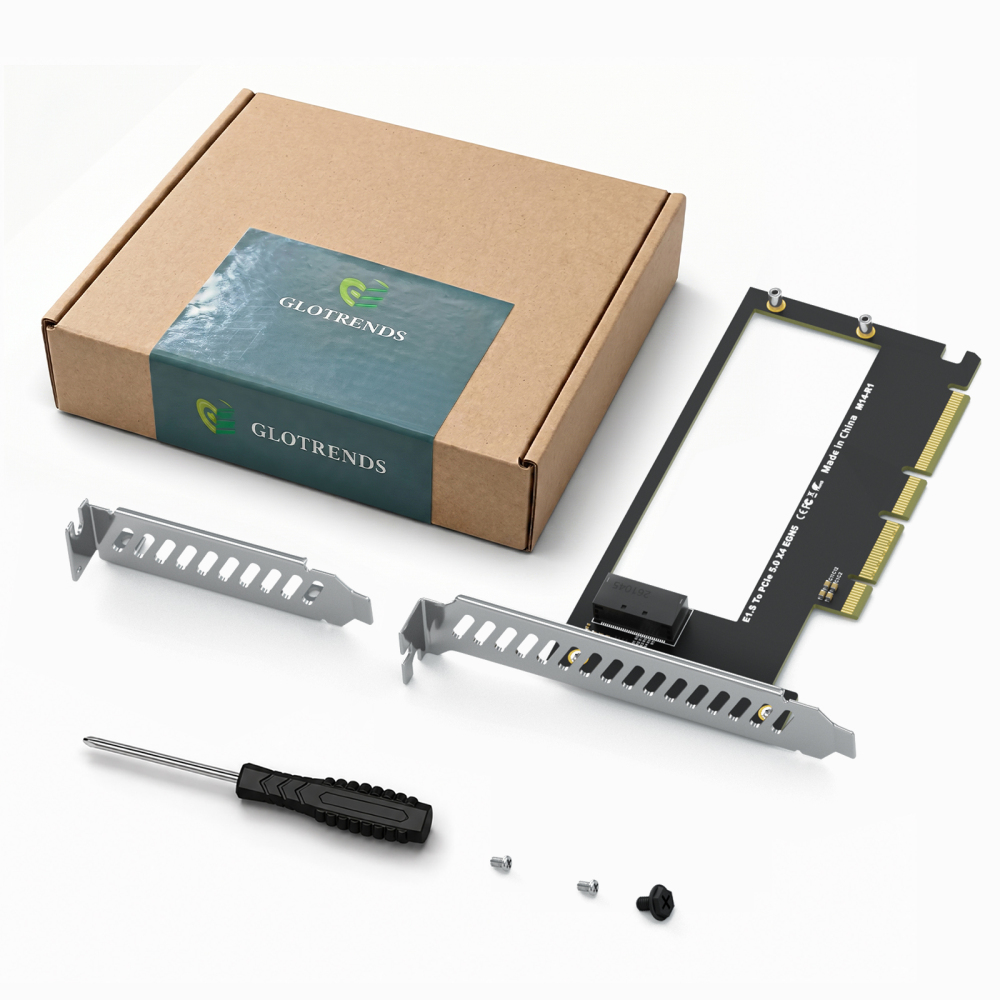 M14 E1.S to PCIe 5.0 X4 Adapter Card for EDSFF NVMe SSD