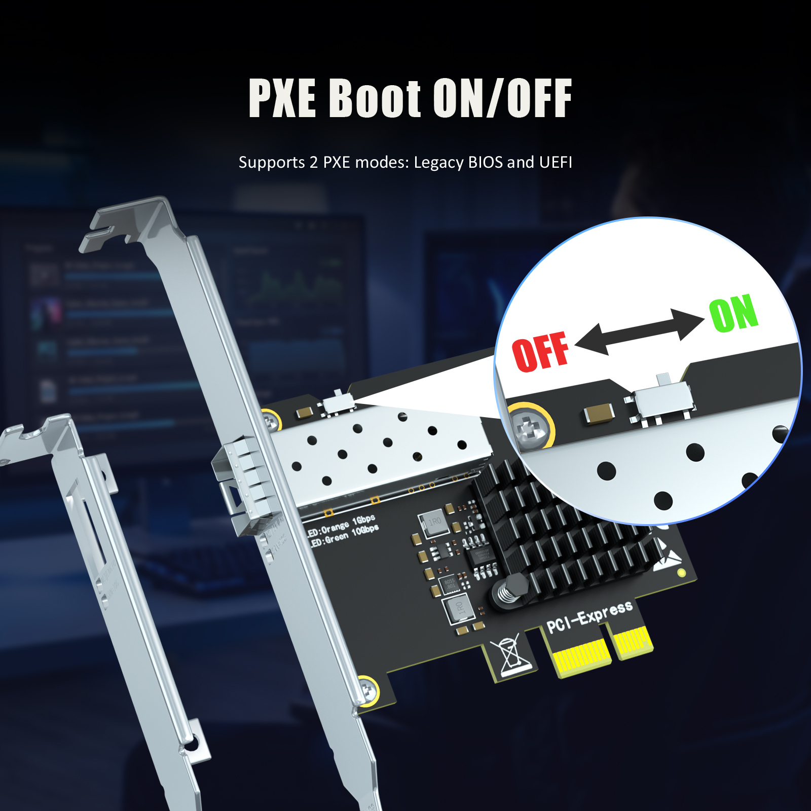 LE8127F1(X1) 10Gb RJ45 Ethernet Network Card