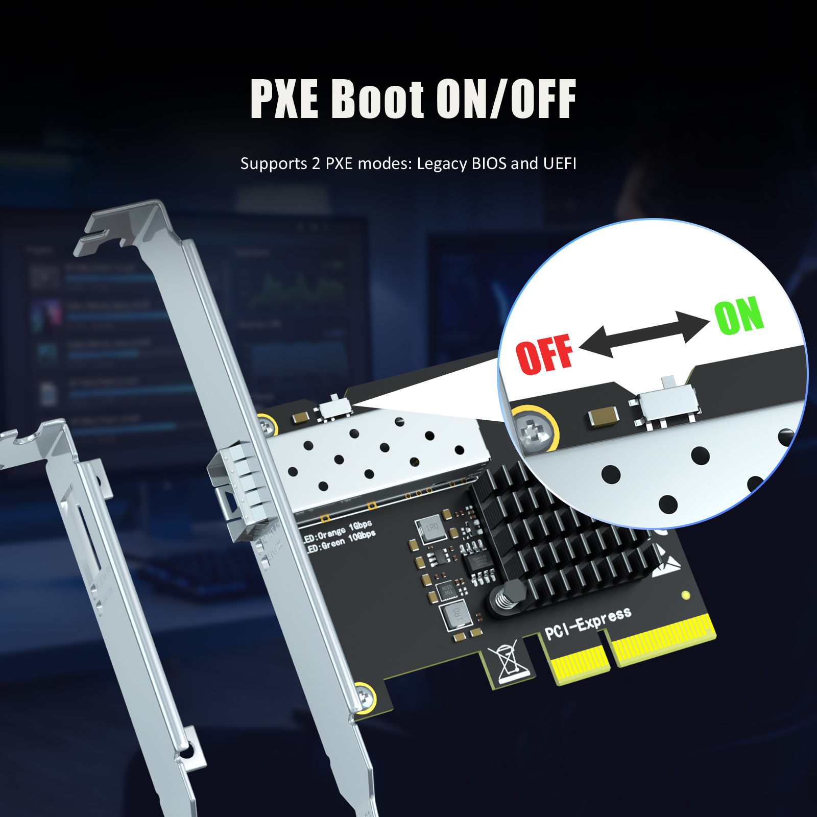 LE8127F1(X4) 10Gb RJ45 Ethernet Network Card