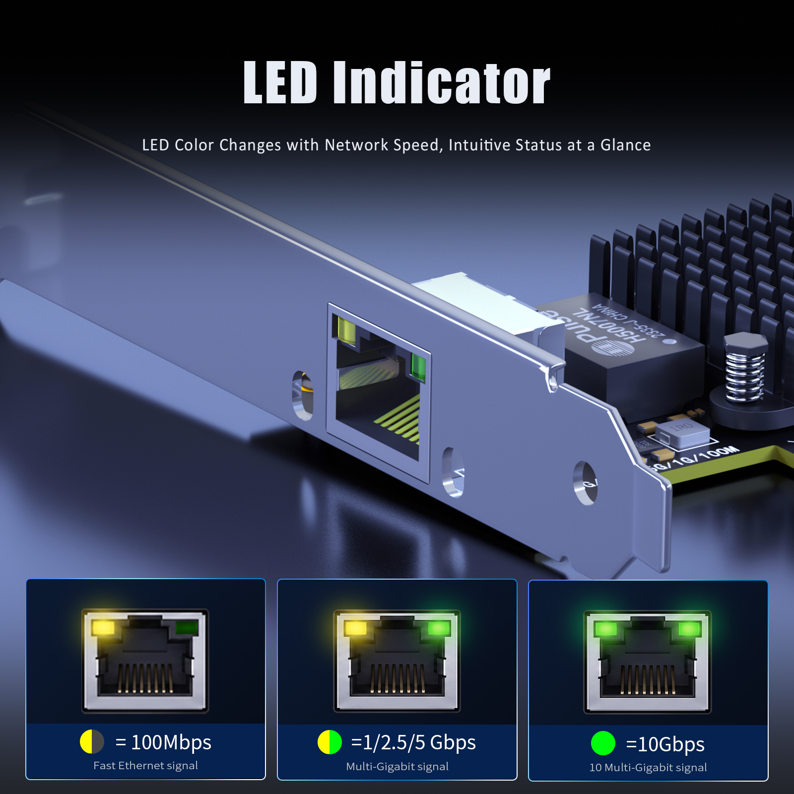 LE8127T1(X4) 10Gb RJ45 Ethernet Network Card