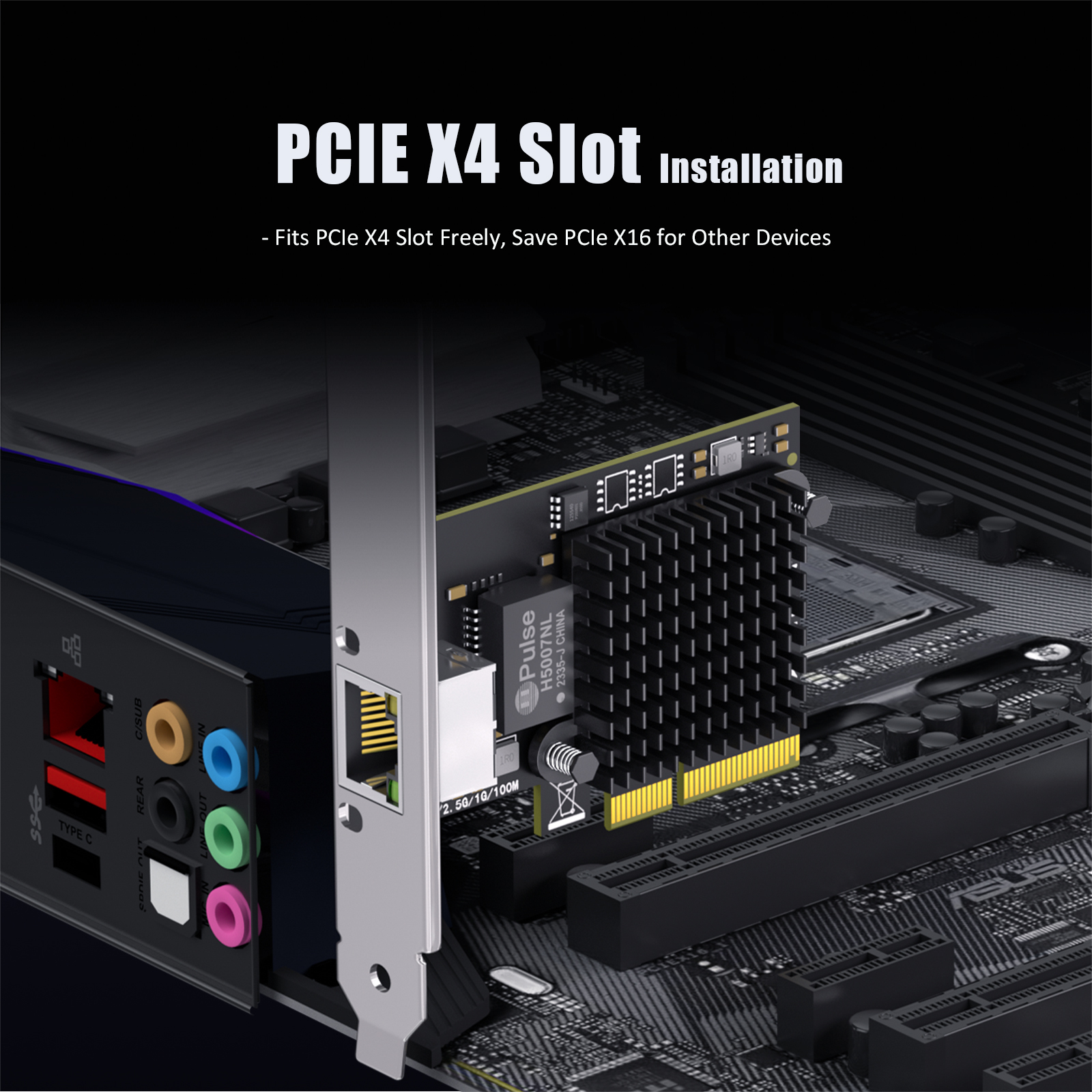 LE8127T1(X4) 10Gb RJ45 Ethernet Network Card