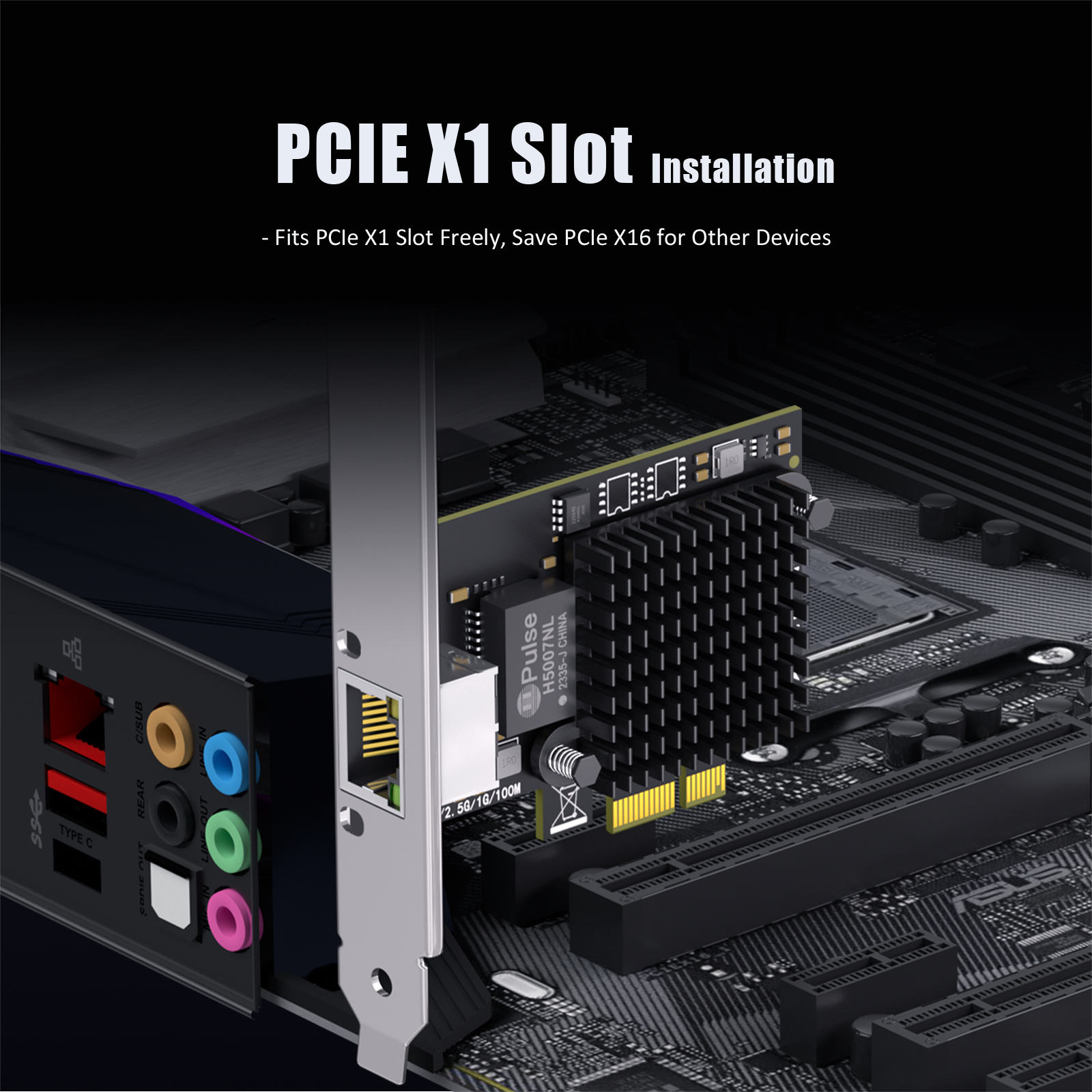 LE8127T1(X1) 10Gb RJ45 Ethernet Network Card
