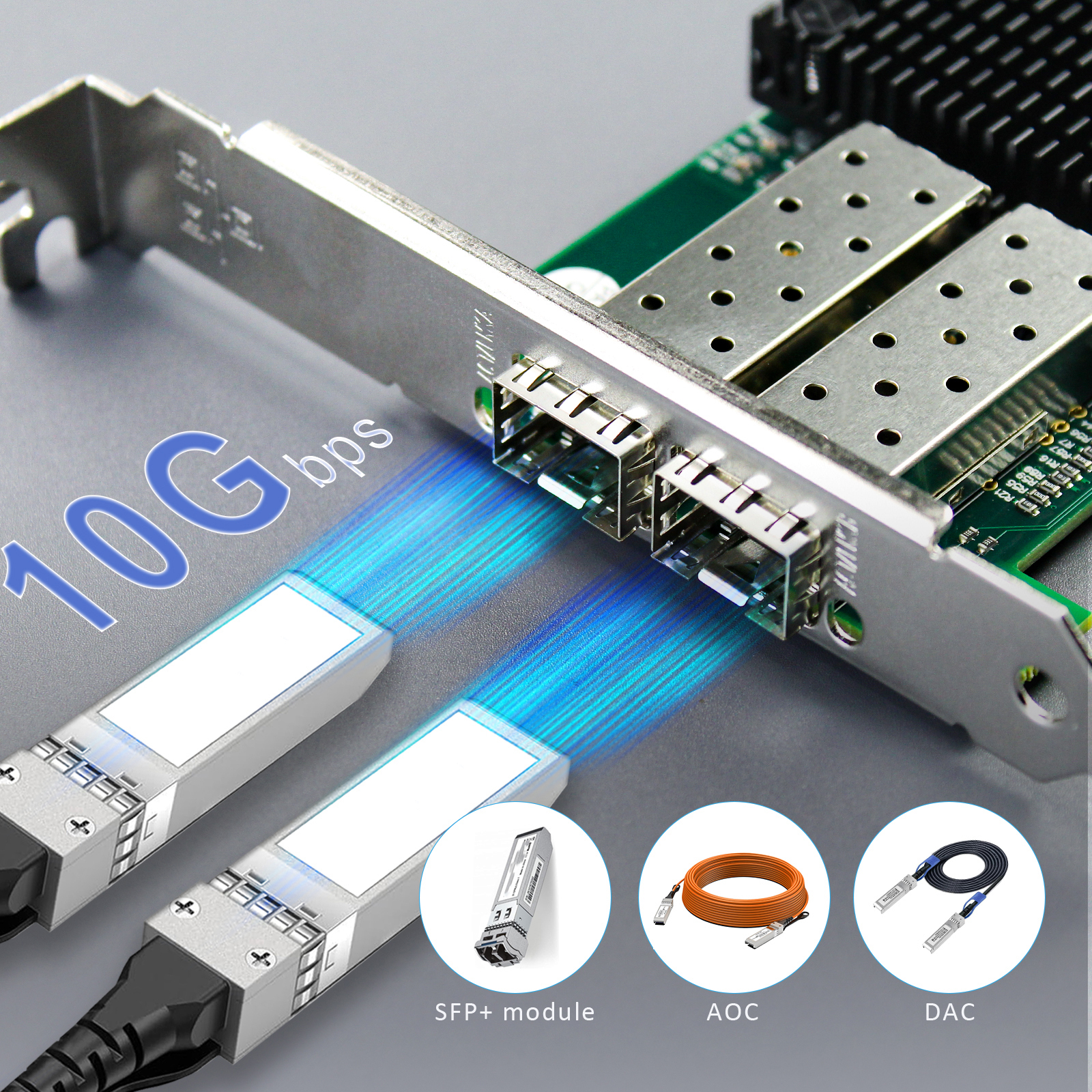 ST7286 2-Port 10Gb SFP+ ConnectX-3 RDMA Network Card