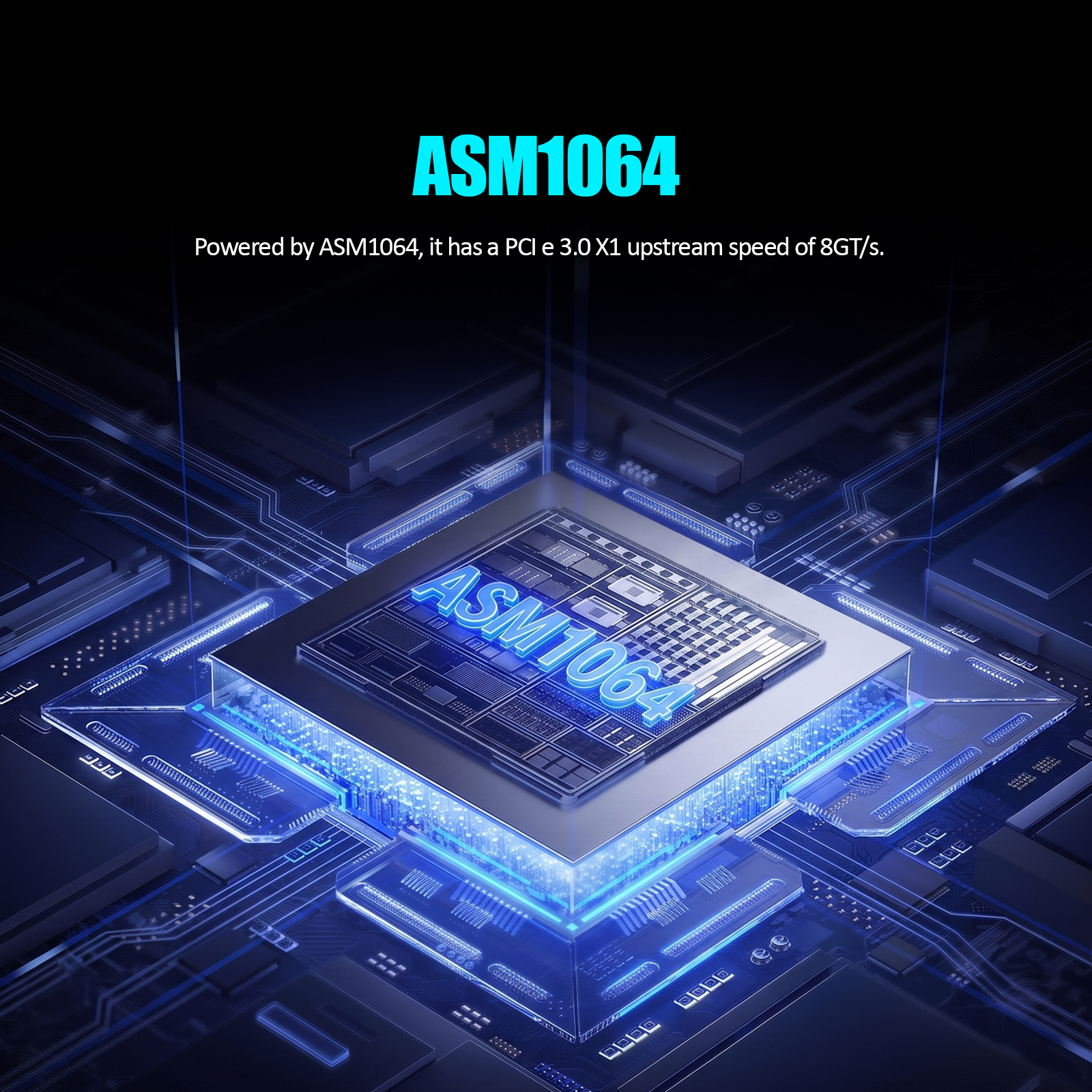SA3034C 4-Port SATA Expansion Card, PCIE X1 Interface