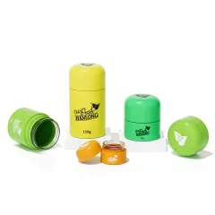 Customized Printing 5g 50g 70g 110g Child Resistant Lid Airtight Container Jar Flower Stash Storage Childproof Glass Jar