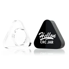 3g 5g 7g 9g Small Clear Glass Cream Jars Custom Logo Square Concentrate Containers Child Resistant Cap CRC Glass Jar