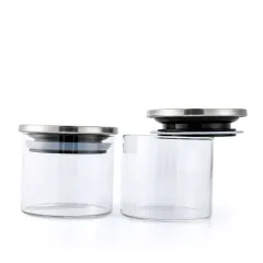 wholesale 120g Storage Clear Jar Glass High Borosilicate Glass Jar Airtight Container For Food Storage Glass Jar