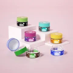 Custom 3.5g 7g Dry Flower Child Resistant Glass Jar Luxury Smell Proof Airtight Flower Stash Childproof Glass Jar With Crc Lid