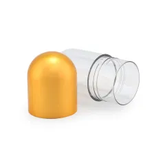 Wholesale Transparent Pill Packaging Containers 55ml Plastic Pet Bottle Capsule Shape Pill Plastic Bottle