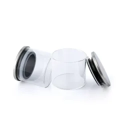 wholesale 120g Storage Clear Jar Glass High Borosilicate Glass Jar Airtight Container For Food Storage Glass Jar