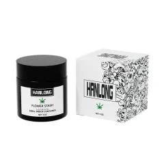 Luxury Custom 1oz 2oz 3oz 4oz Child Resistant Square Stash Flower Jar Black White Glass Jar Plastic Storage Box Packaging