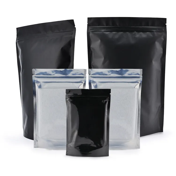 Custom Resealable Zipper Child Resistant Aluminum Smell Proof Reusable Plastic Shape Mylar Bags With Custom Printing