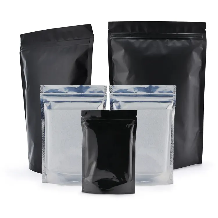 Custom Resealable Zipper Child Resistant Aluminum Smell Proof Reusable Plastic Shape Mylar Bags With Custom Printing