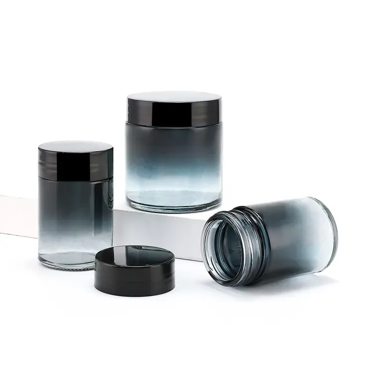 Wholesale decoration storage jar food tea coffee sugar canister kitchen glass storage jar