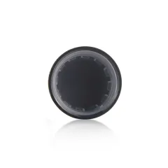 Bulk Stock Black UV Clear Square Concentrate Container 3ml 5ml 7ml 9ml Flower Glass Storage Jar With Child Resistant Lid