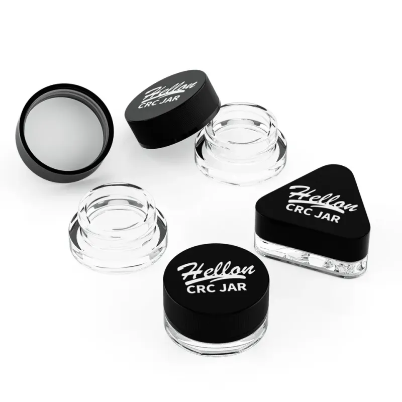 3ml 5ml 7ml 9ml CR cap small round jar triangle jar clear concentrate jar for concentrate eye cream packcaging