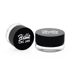 Wholesale 5ml 7ml 9ml Hexagonal shape concentrate container new style popular 3ml glass crc concentrate jar with custom logo lid