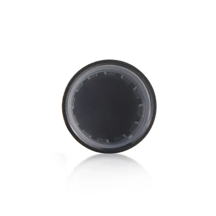 Mini child resistant container round glass jar food grade concentrate glass jar with squeeze lid