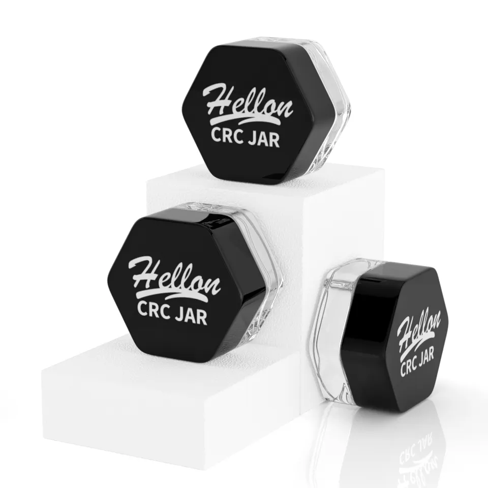 Customized Printing 3ml 5ml 7ml 9ml Extract Storage Concentrate Glass Jar With Child Resistant Cap Airtight Glass Jars