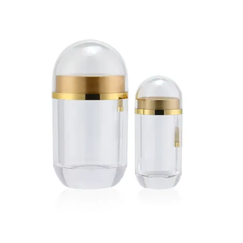 5ml 10ml 30ml wide Mouth capsule shape airtight container plastic pharmaceutical pill capsule bottles for tablet