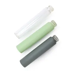 Wholesale 30ml glass test tubes chemistry glass vials smell proof glass container with child resistant cap